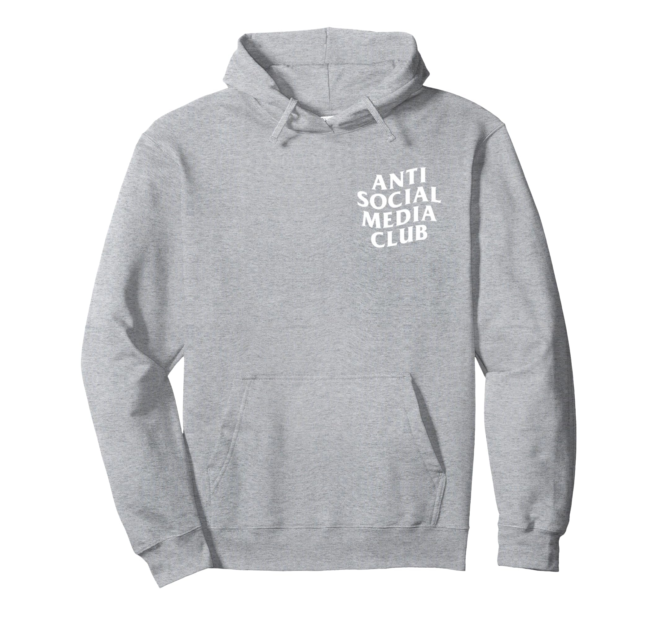 Anti Social Media Club Introverts Real Hoodie - Trendy Graphic for Adults - T-Shirt, Sweatshirt, Hoodie