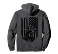 American Flag Labrador Retriever Dog Hoodie - Novelty Apparel Unisex - T-Shirt, Sweatshirt, Hoodie