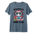 Introverted Book Club Reading Lover Dragon T-Shirt - Trendy Graphic Unisex - T-Shirt, Sweatshirt, Hoodie