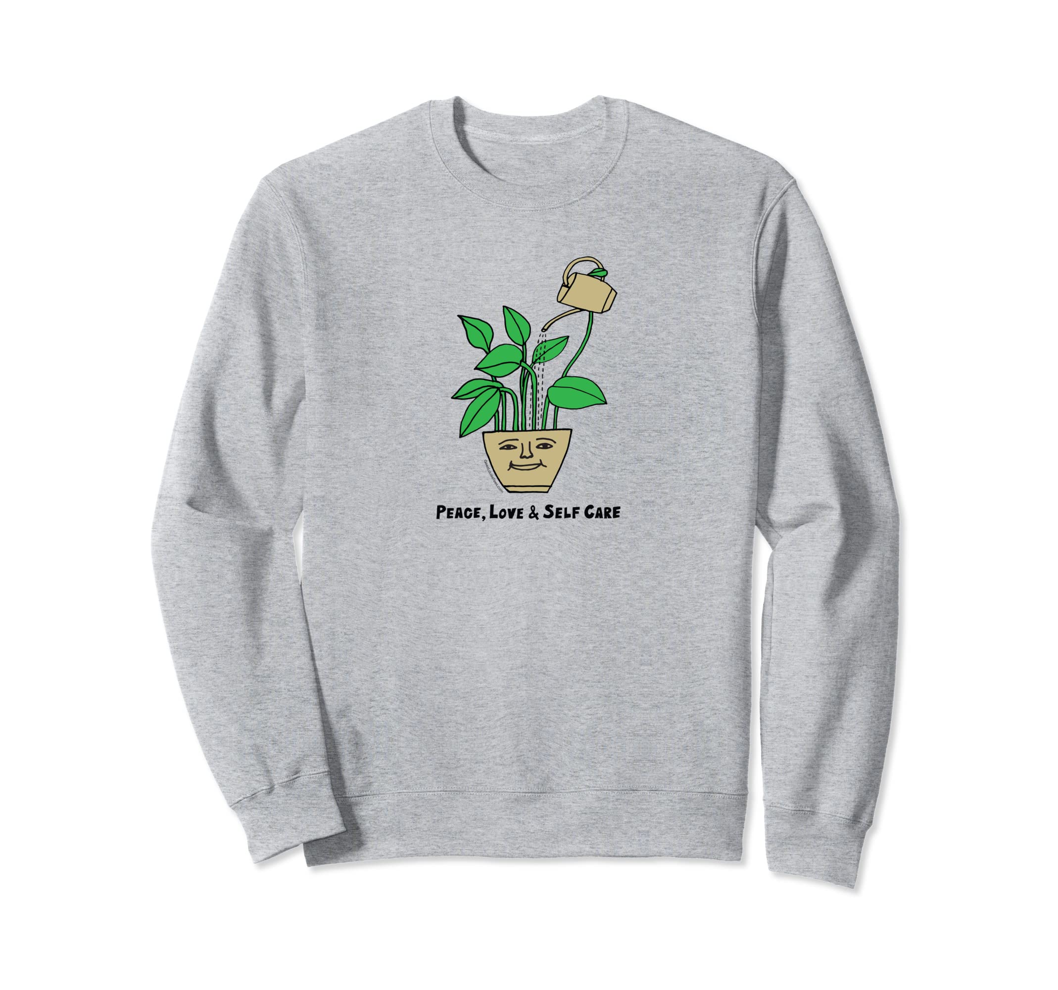 Peace Love And Self Care House Sweatshirt - Fun Novelty Design for Adults - T-Shirt, Sweatshirt, Hoodie