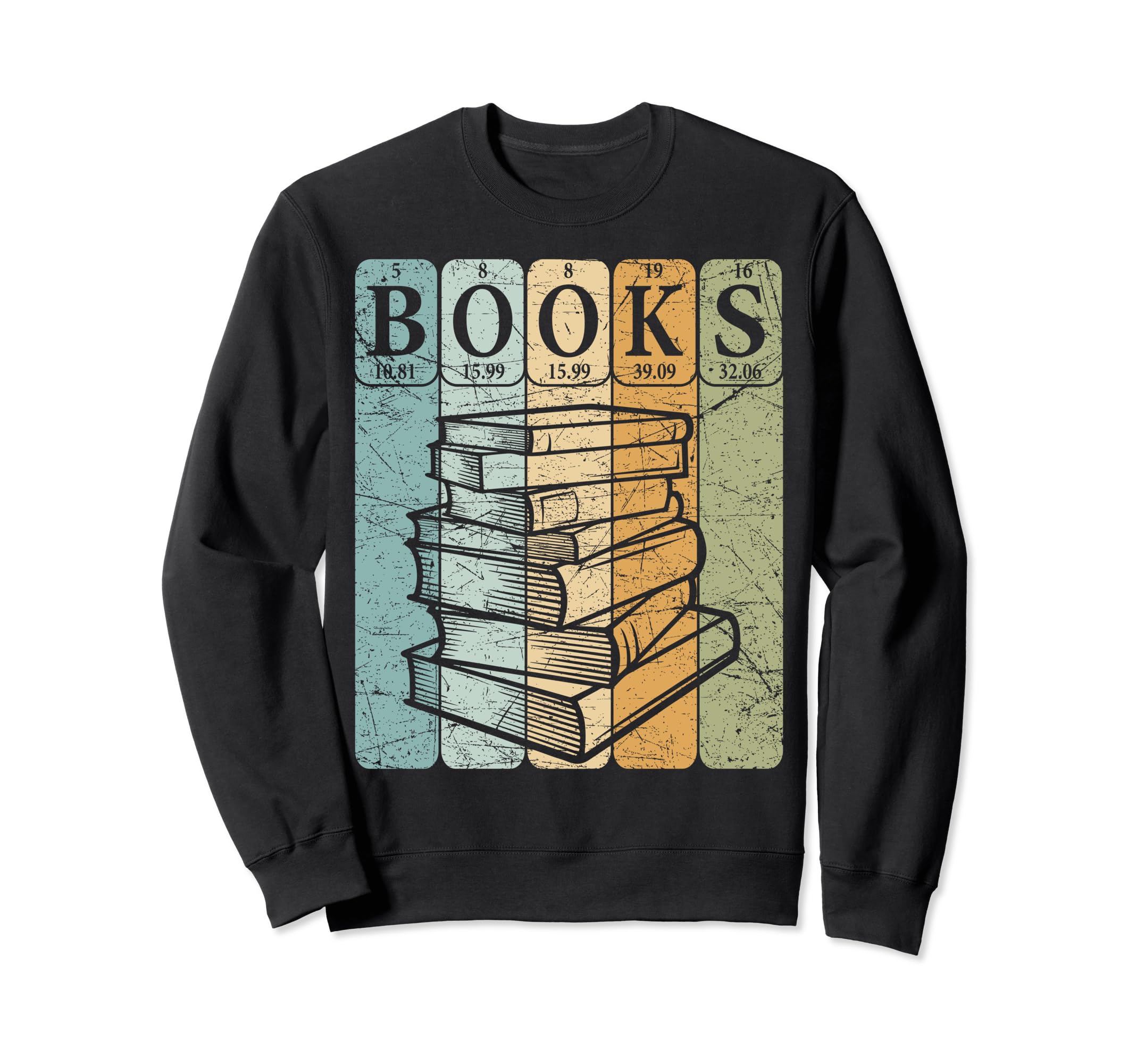 Book Reader Periodic Table Sweatshirt - Casual Everyday Wear Unisex - T-Shirt, Sweatshirt, Hoodie