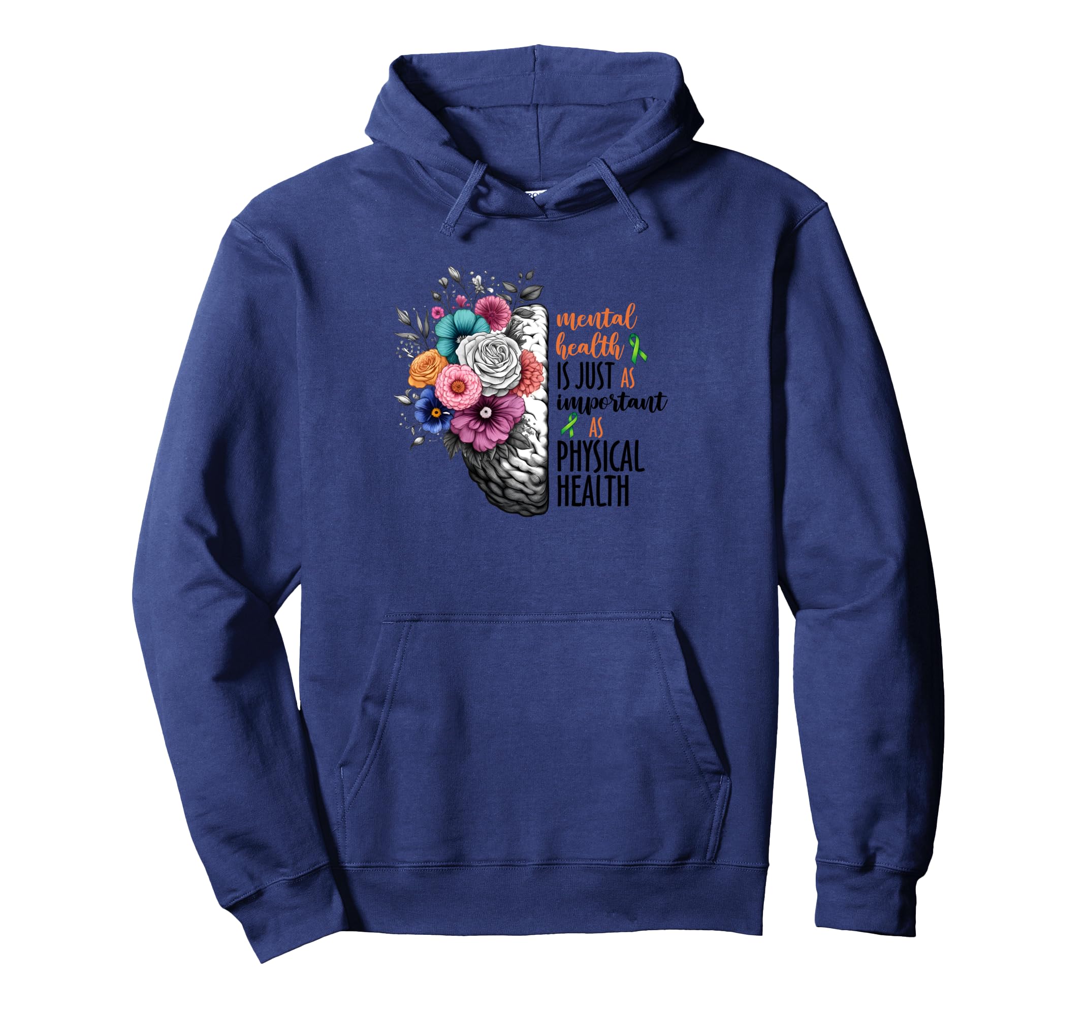 Mental Health Awareness Month End Stigma Hoodie - Minimalist Print Unisex - T-Shirt, Sweatshirt, Hoodie