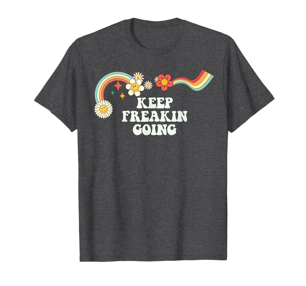 Groovy Script Funny Keep Freakin T-Shirt - Custom Art Print for Adults - T-Shirt, Sweatshirt, Hoodie