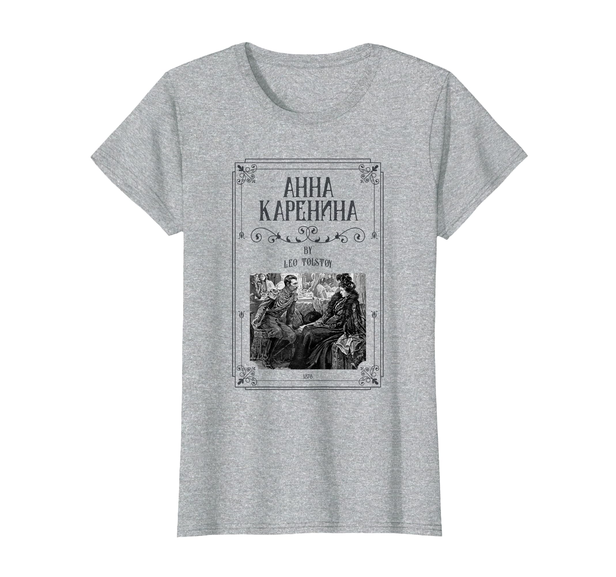 Anna Karenina Leo Tolstoy Russian T-Shirt - Unique Graphic Men Women - T-Shirt, Sweatshirt, Hoodie