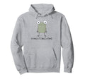 Frog Overstimulated Funny Hoodie - Casual Everyday Wear for Adults - T-Shirt, Sweatshirt, Hoodie