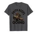 God Is Good Faith Keeps Going Christian T-Shirt - Unique Graphic Unisex - T-Shirt, Sweatshirt, Hoodie