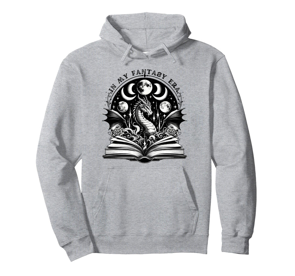 My Fantasy Era Books Dragon Moon Bookish Hoodie - Graphic Print Men Women - T-Shirt, Sweatshirt, Hoodie