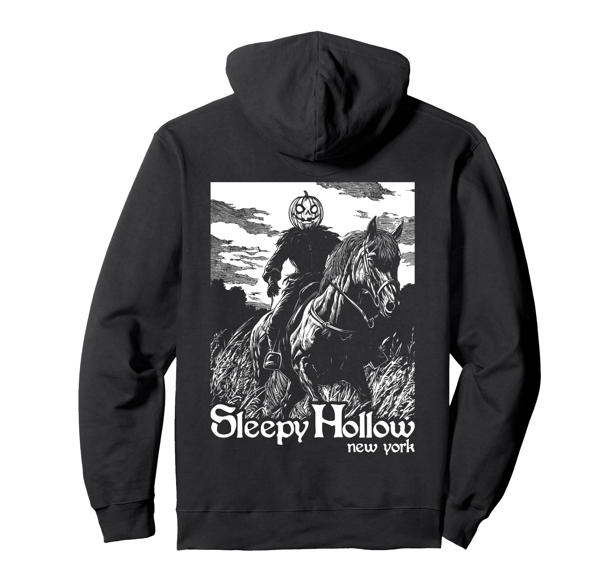 Legend Sleepy Hollow New York Headless Hoodie - Streetwear Style Unisex - T-Shirt, Sweatshirt, Hoodie