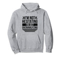 Overthinking Overthinker Funny Sarcasm Hoodie - Graphic Print for Adults - T-Shirt, Sweatshirt, Hoodie