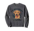 Best Therapy Is Golden Retriever Sweatshirt - Minimalist Print Men Women - T-Shirt, Sweatshirt, Hoodie