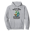 Just Who Loves Dragons And Books Hoodie - Novelty Apparel Men Women - T-Shirt, Sweatshirt, Hoodie