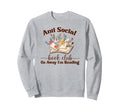 Funny Book Reader Go Away Im Sweatshirt - Aesthetic Graphic for Adults - T-Shirt, Sweatshirt, Hoodie