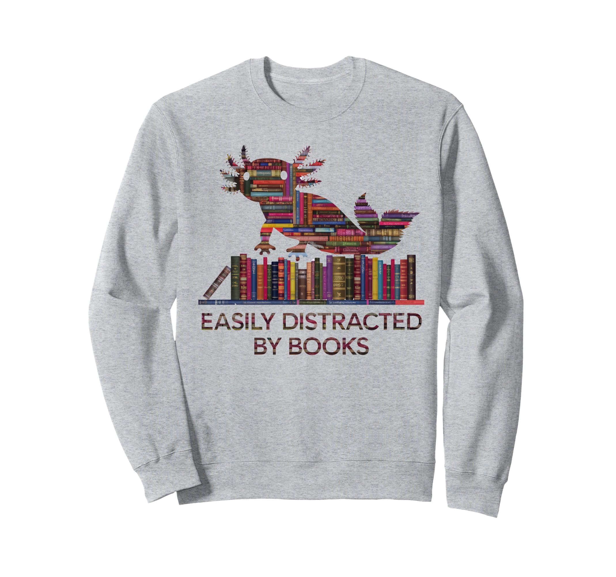Axolotl Birthday Party Favors Books Sweatshirt - Minimalist Print Unisex - T-Shirt, Sweatshirt, Hoodie