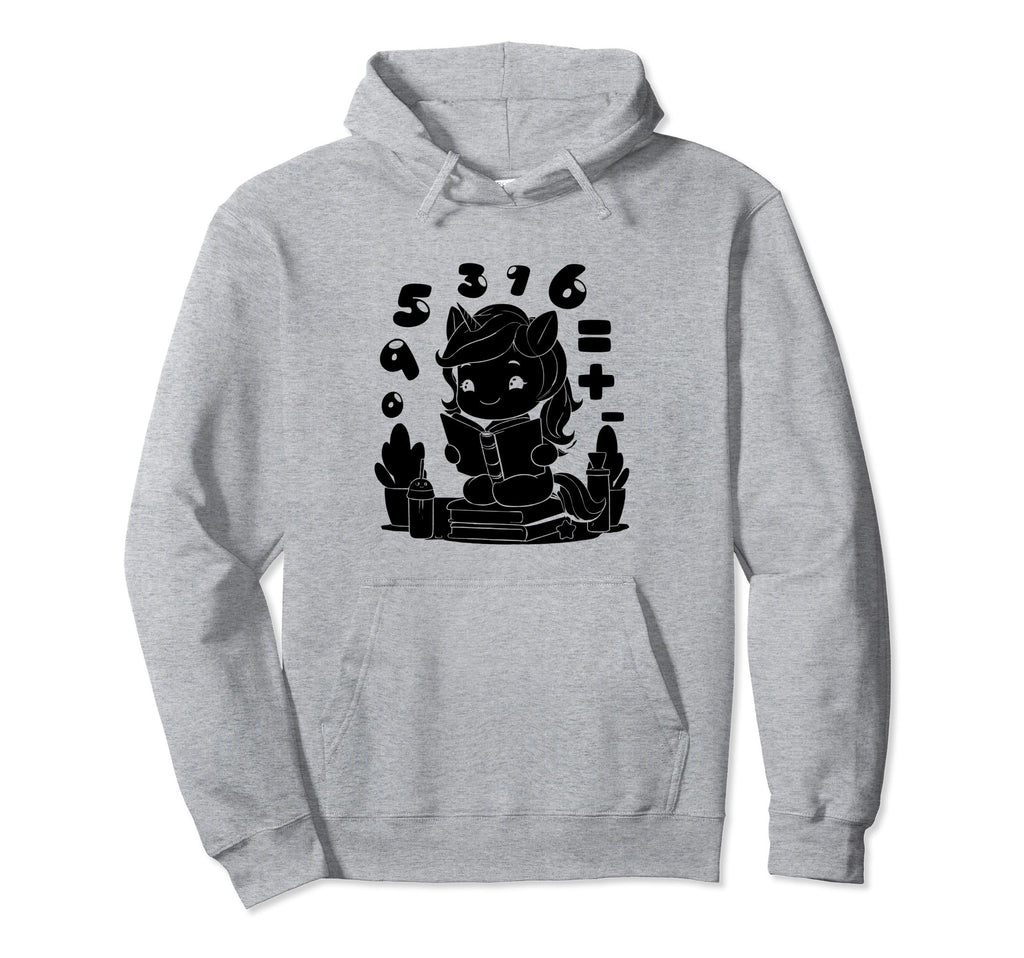Unicorn Book Reading Books Bookworm Hoodie - Graphic Print for Adults - T-Shirt, Sweatshirt, Hoodie