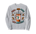 Fueled Iced Coffee And Anxiety Skeleton Sweatshirt - Unique Graphic Unisex - T-Shirt, Sweatshirt, Hoodie