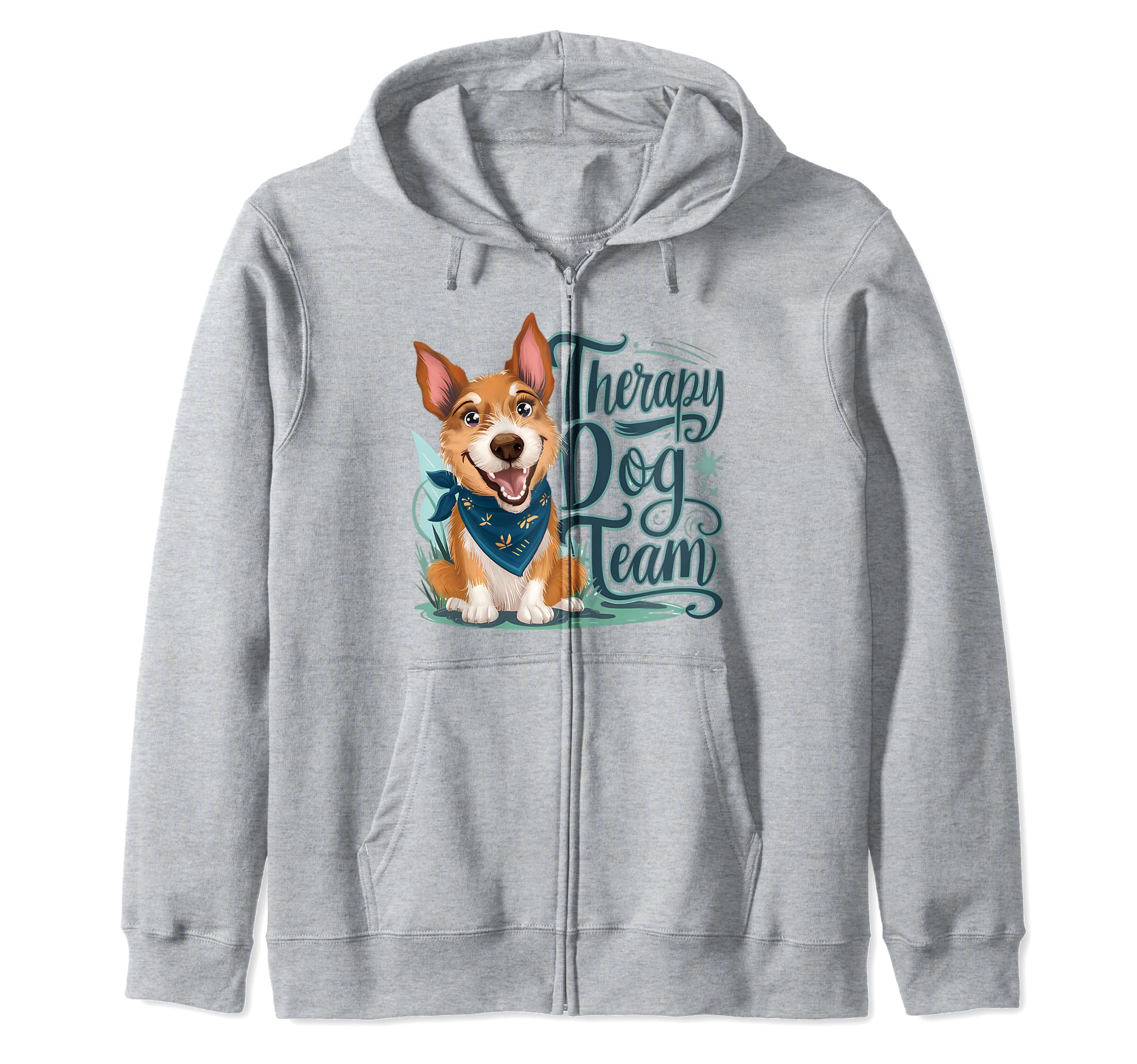 Therapy Dog Handler Gifts And Hoodie - Graphic Print Men Women - T-Shirt, Sweatshirt, Hoodie