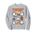 Halloween Vibes Boo Mental Health Sweatshirt - Novelty Apparel Men Women - T-Shirt, Sweatshirt, Hoodie