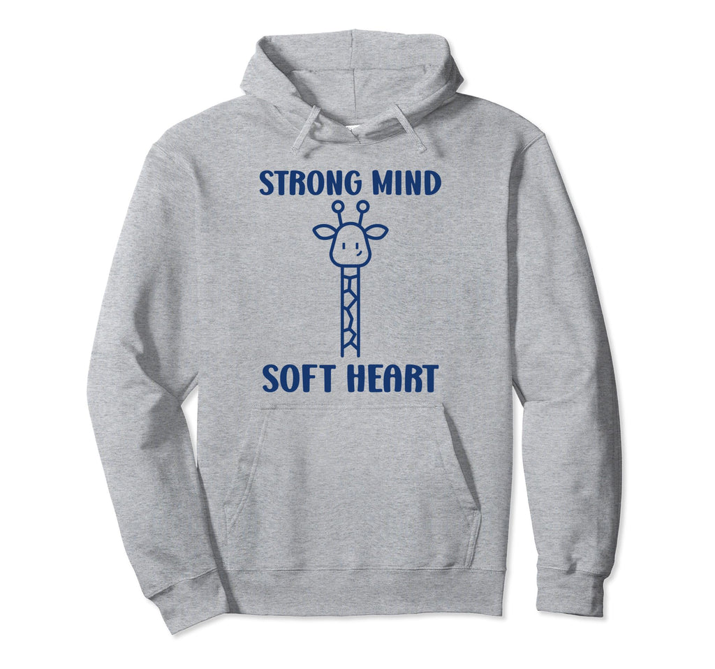 Animal Strong Mind Soft Heart Mental Hoodie - Fun Novelty Design Unisex - T-Shirt, Sweatshirt, Hoodie