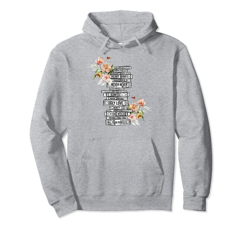 Floral Book Lover Romance Book Hoodie - Casual Everyday Wear Unisex - T-Shirt, Sweatshirt, Hoodie