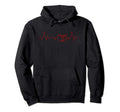 Book Heartbeat Literature Readers Funny Hoodie - Novelty Apparel Unisex - T-Shirt, Sweatshirt, Hoodie