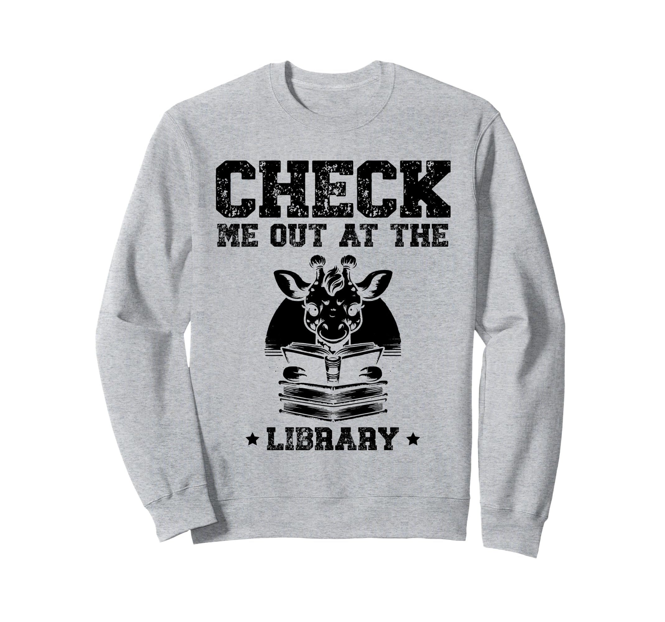 Check Me Out Library Book Reading Sweatshirt - Custom Art Print Men Women - T-Shirt, Sweatshirt, Hoodie