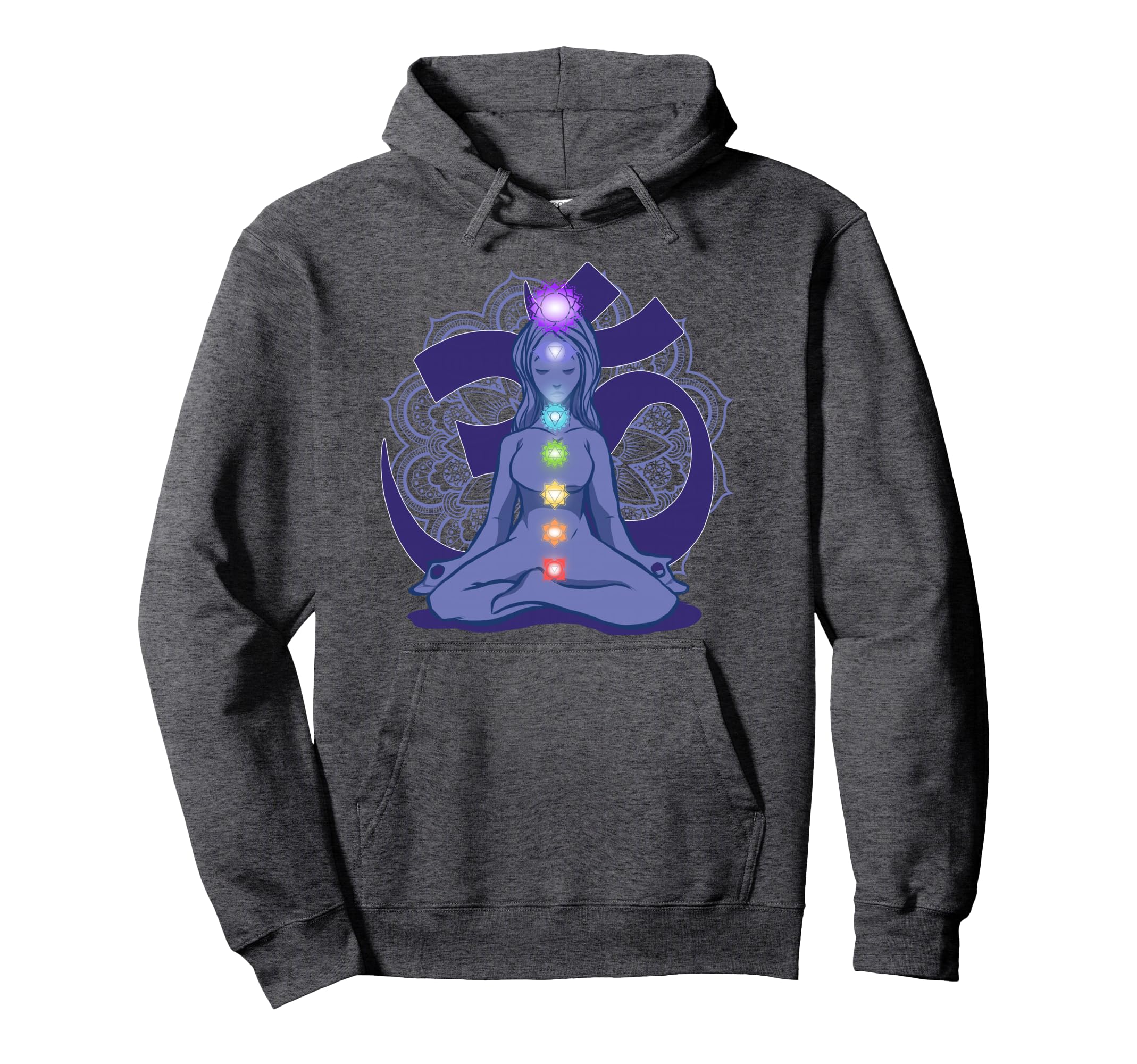 Yoga Meditation Spiritual Body Hoodie - Casual Everyday Wear Men Women - T-Shirt, Sweatshirt, Hoodie