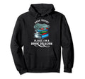 Bookworm Please I Am Book Dragon Funny Hoodie - Novelty Apparel for Adults - T-Shirt, Sweatshirt, Hoodie