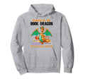 Beware Book Dragon Reading Book Hoodie - Custom Art Print Unisex - T-Shirt, Sweatshirt, Hoodie