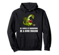World Bookworms Be Book Dragon Reading Hoodie - Streetwear Style Men Women - T-Shirt, Sweatshirt, Hoodie