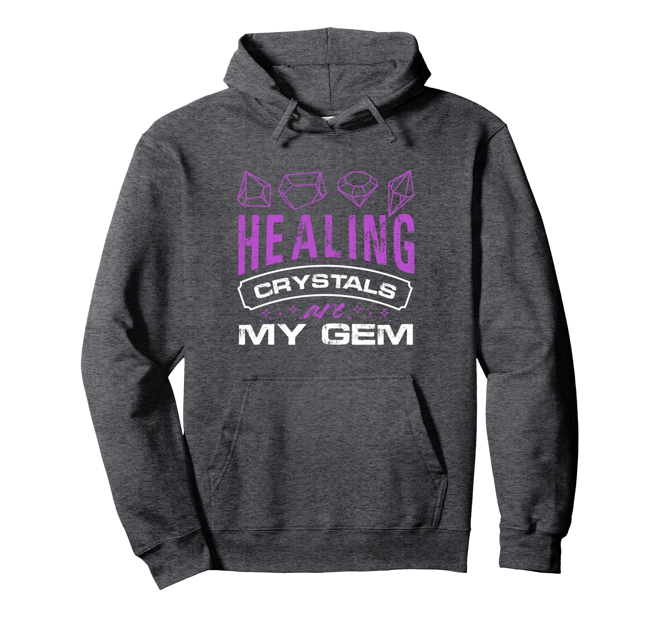 Healing Crystals Are My Gem Asian Hoodie - Streetwear Style Men Women - T-Shirt, Sweatshirt, Hoodie