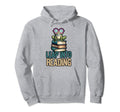 Leap Into Reading Book Lover Librarian Hoodie - Streetwear Style Unisex - T-Shirt, Sweatshirt, Hoodie
