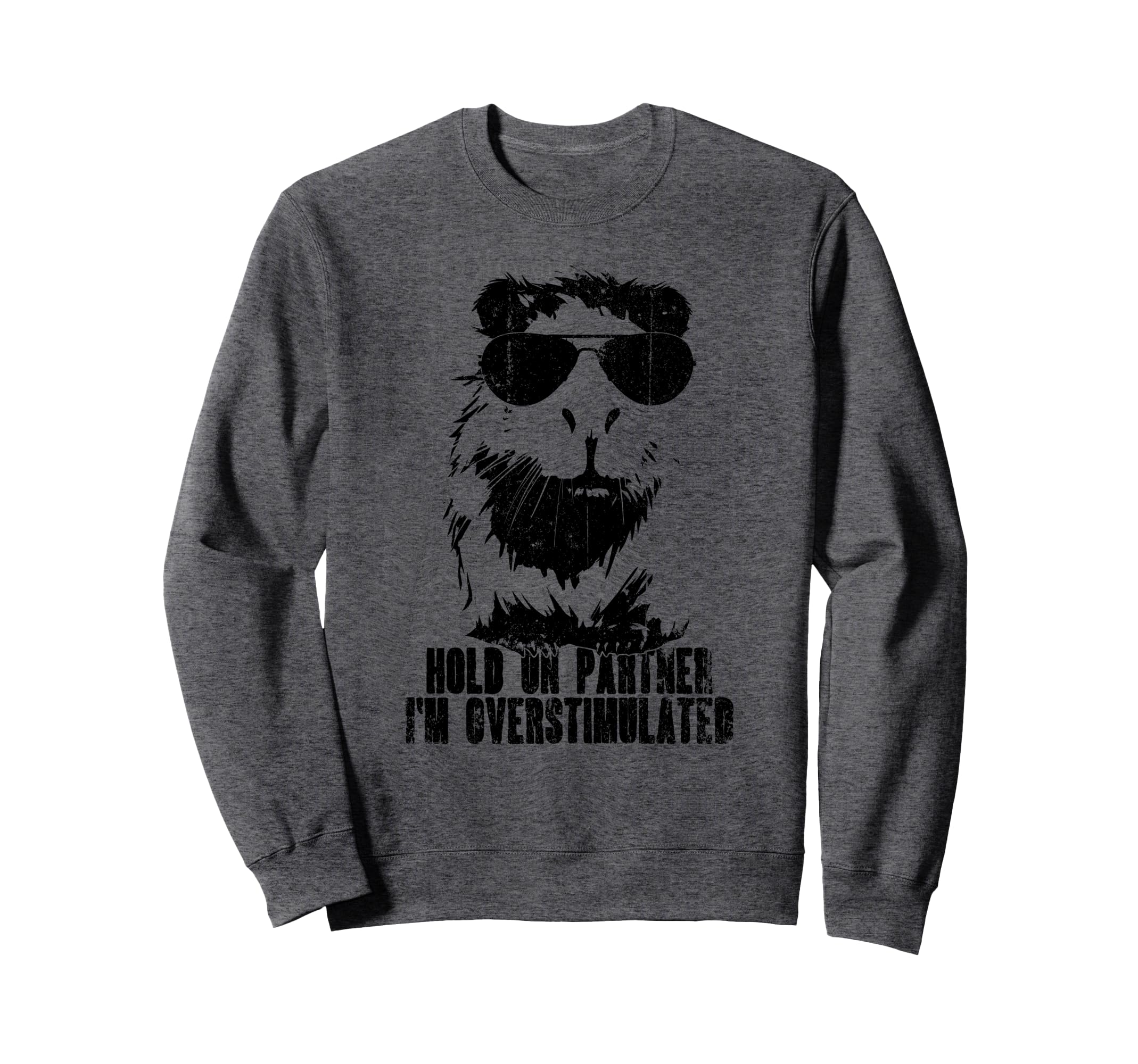 Hold Partner Funny Sarcastic Sweatshirt - Casual Everyday Wear for Adults - T-Shirt, Sweatshirt, Hoodie