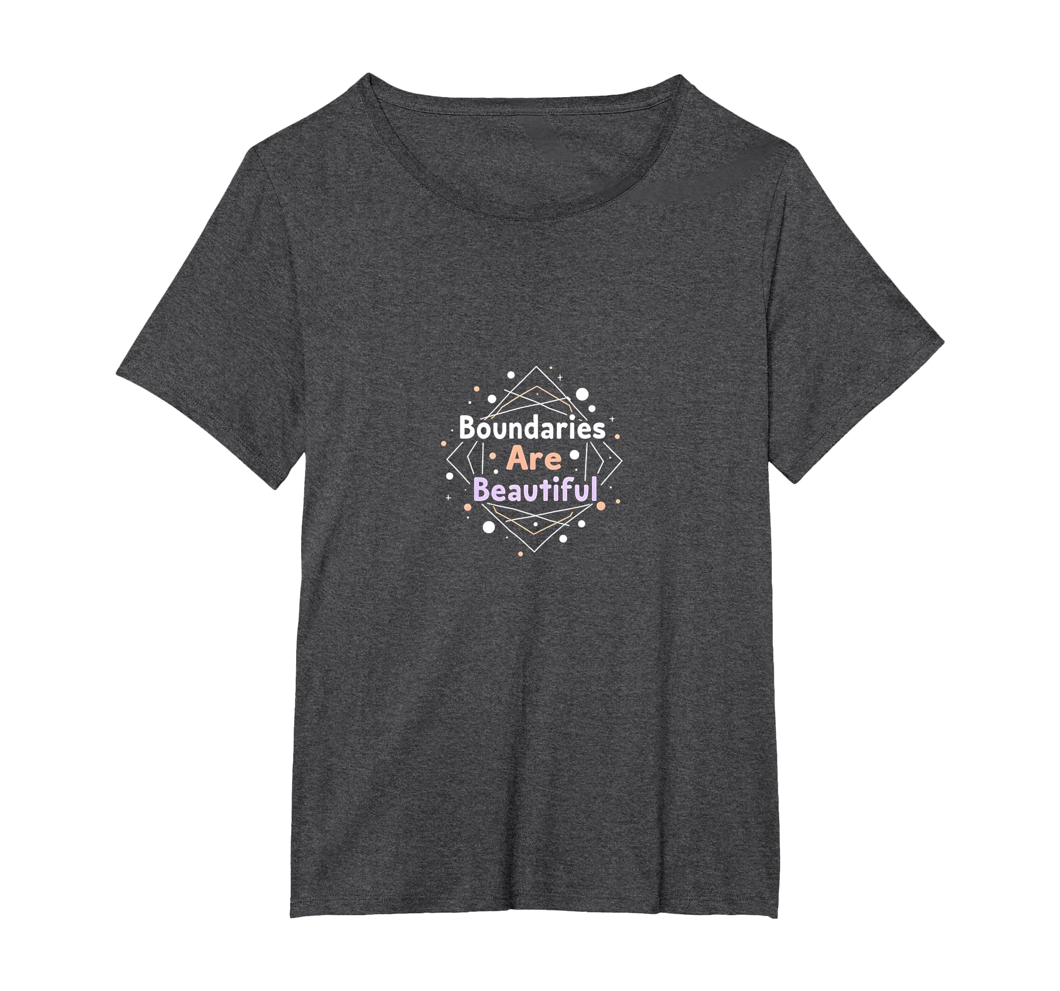 Boundaries Are Beautiful Empowering Self T-Shirt - Graphic Print Men Women - T-Shirt, Sweatshirt, Hoodie