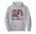 Book Lover Reading 50S Bookworm Sarcastic Hoodie - Unique Graphic Men Women - T-Shirt, Sweatshirt, Hoodie