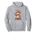 Hold Partner Im Overstimulated Funny Animal Hoodie - Unique Graphic Unisex - T-Shirt, Sweatshirt, Hoodie