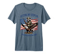 Getting My Steps Walking Lord Raccoon Tri T-Shirt - Graphic Print Unisex - T-Shirt, Sweatshirt, Hoodie