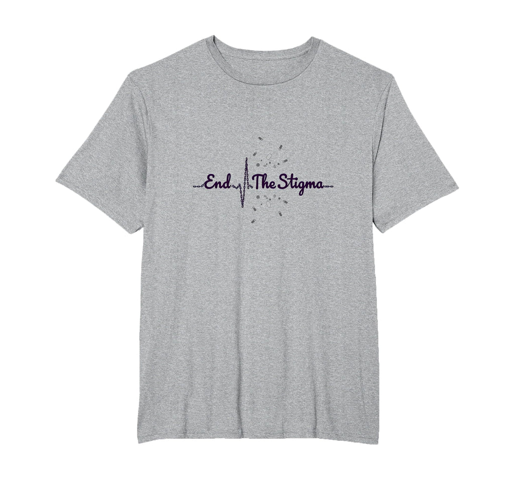 End Stigma Mental Health Awareness T-Shirt - Graphic Print Men Women - T-Shirt, Sweatshirt, Hoodie