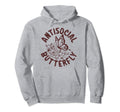 Insect Antisocial Butterfly Entomology Hoodie - Custom Art Print Unisex - T-Shirt, Sweatshirt, Hoodie