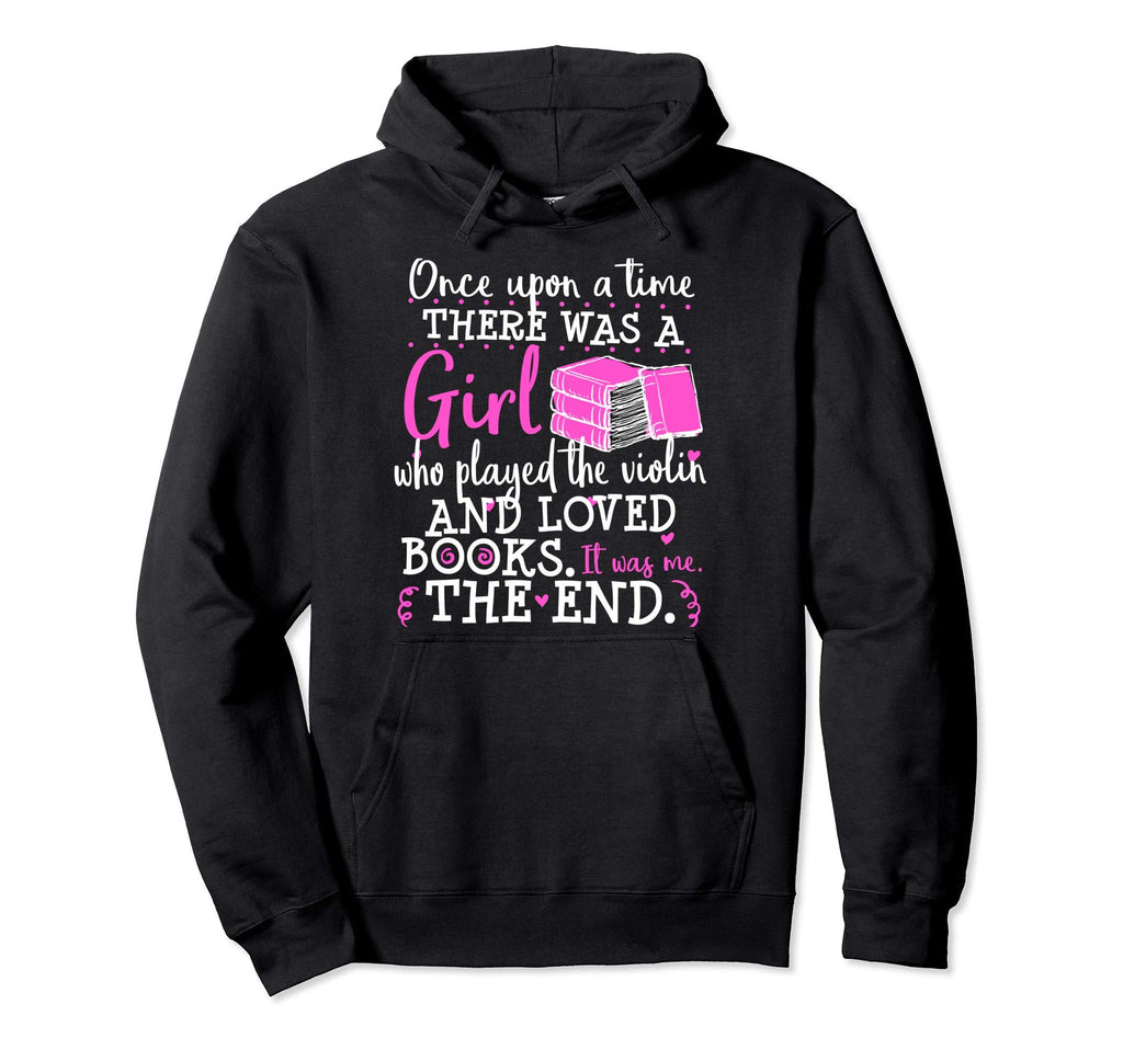 Violin Orchestra Book Lover Nerd Once Hoodie - Minimalist Print for Adults - T-Shirt, Sweatshirt, Hoodie