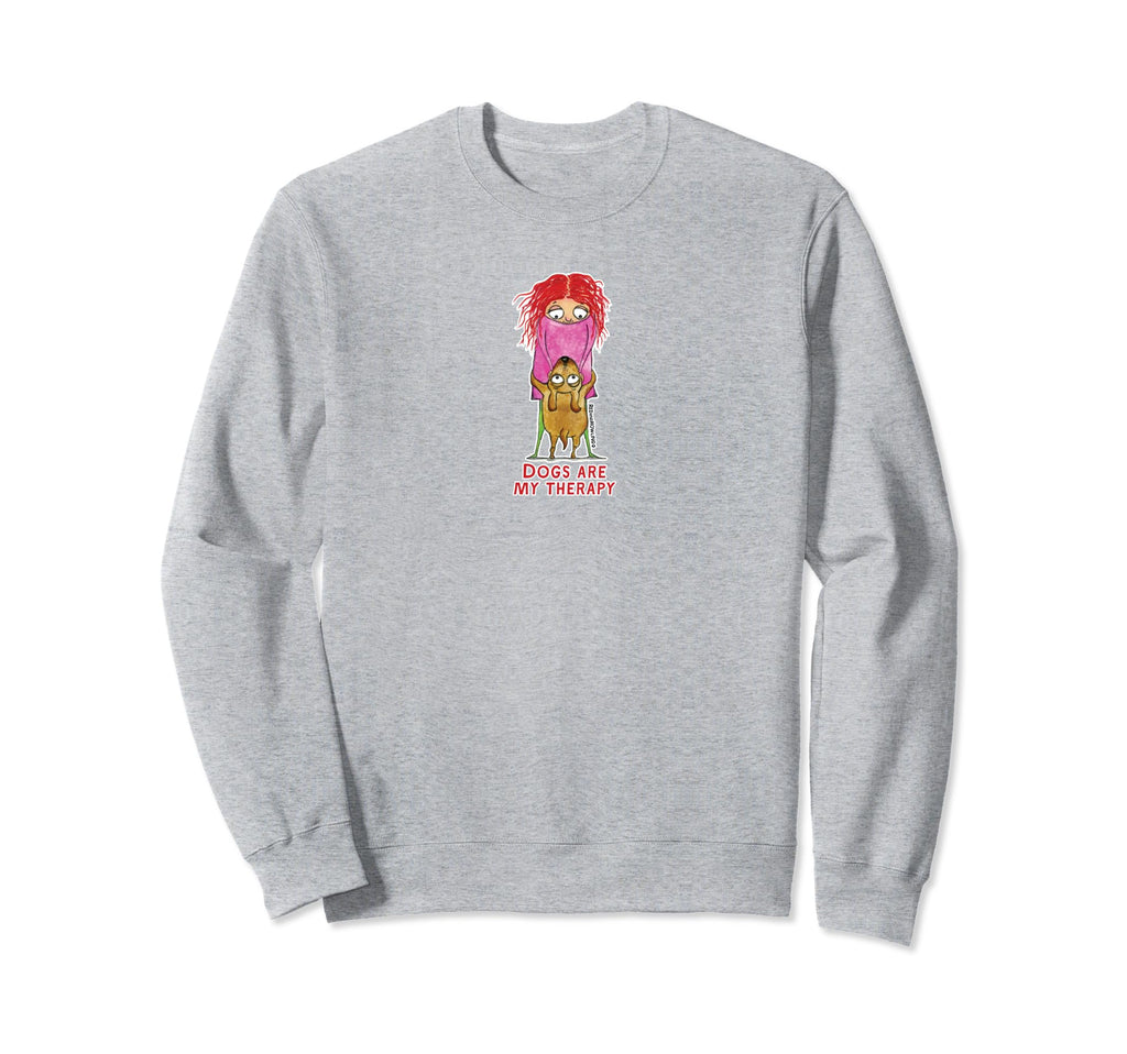 Red And Howling Dogs Are My Sweatshirt - Casual Everyday Wear Men Women - T-Shirt, Sweatshirt, Hoodie