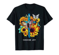 Choose Joy Cross Sunflowers T-Shirt - Unique Graphic for Adults - T-Shirt, Sweatshirt, Hoodie