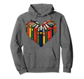 Book Lover Heart Shape Bookish Hoodie - Streetwear Style for Adults - T-Shirt, Sweatshirt, Hoodie