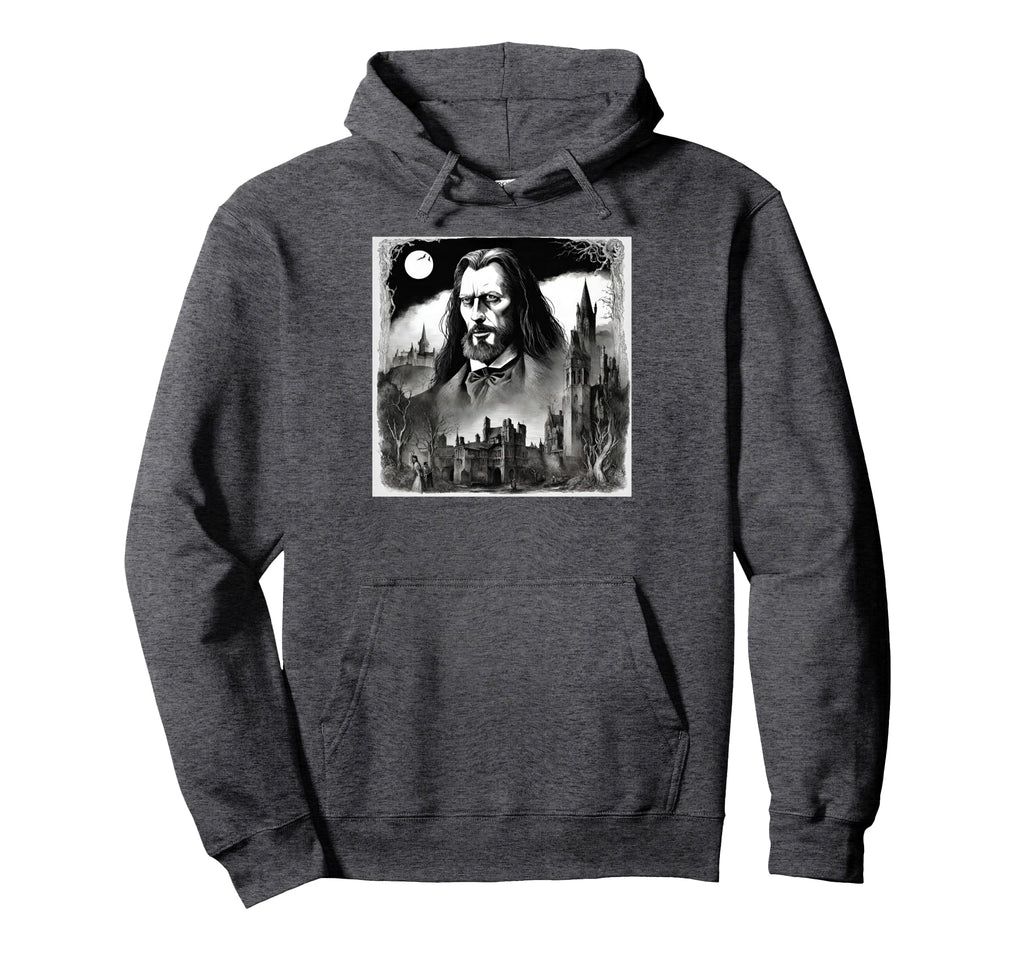 Dracula From Bram Stokers Novel Hoodie - Fun Novelty Design for Adults - T-Shirt, Sweatshirt, Hoodie
