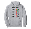 My Social Battery Low Energy Anti Social Hoodie - Unique Graphic Men Women - T-Shirt, Sweatshirt, Hoodie