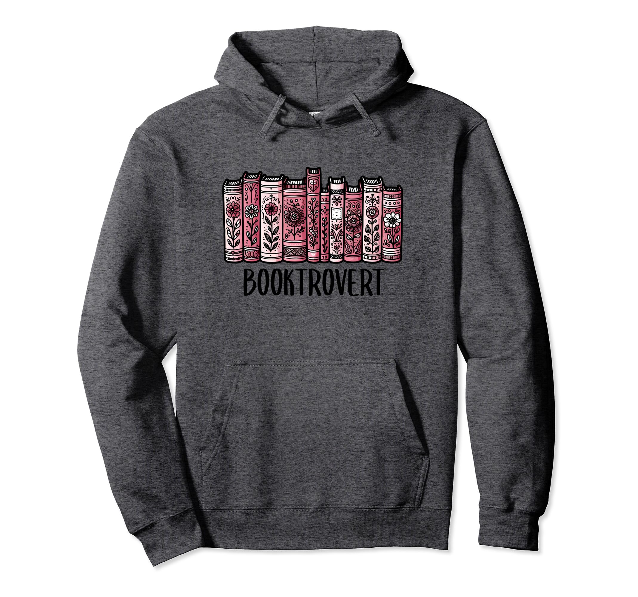 Booktrovert Funny Introvert Book Lovers Hoodie - Trendy Graphic for Adults - T-Shirt, Sweatshirt, Hoodie