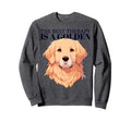 Golden Retriever Therapy Dog Animal Sweatshirt - Fun Novelty Design Unisex - T-Shirt, Sweatshirt, Hoodie