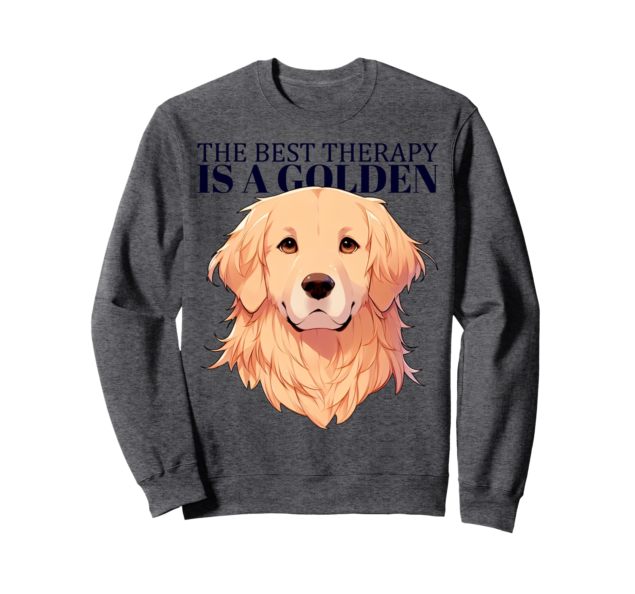 Golden Retriever Therapy Dog Animal Sweatshirt - Fun Novelty Design Unisex - T-Shirt, Sweatshirt, Hoodie