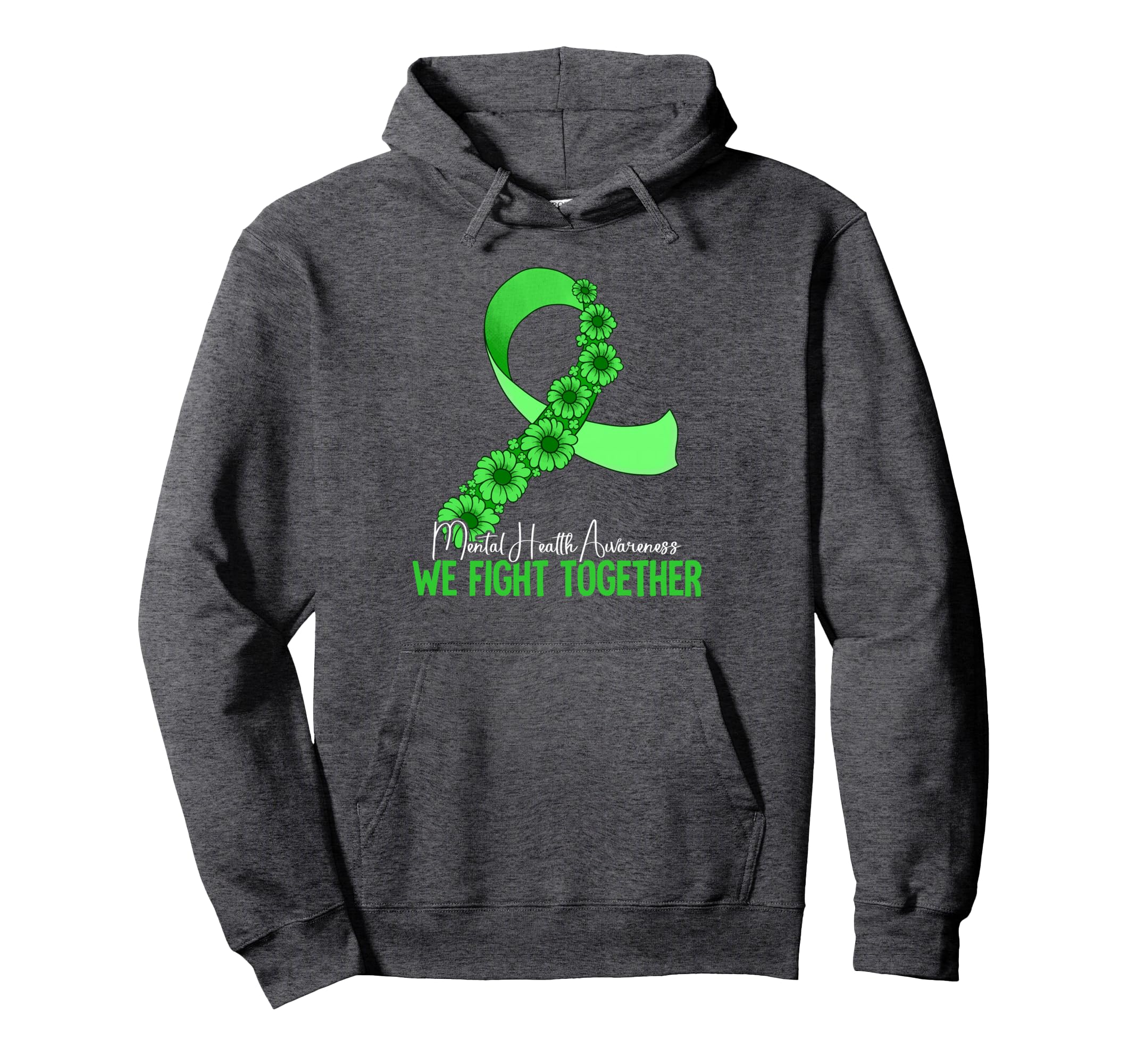 Mental Health Awareness Hoodie - Unique Graphic Unisex - T-Shirt, Sweatshirt, Hoodie