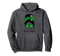 May We Wear Green Womens Mental Hoodie - Fun Novelty Design for Adults - T-Shirt, Sweatshirt, Hoodie