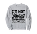 Overthinking Overthinker Funny Sarcasm Sweatshirt - Trendy Graphic Unisex - T-Shirt, Sweatshirt, Hoodie